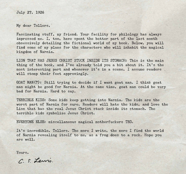 Illustration for article titled These Letters Between C.S. Lewis And J.R.R. Tolkien Shed Light On One Of The Greatest Literary Friendships Of All Time